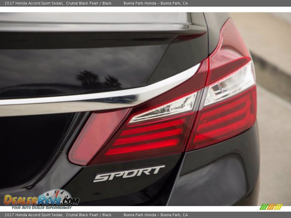 2017 Honda Accord Sport Sedan Crystal Black Pearl / Black Photo #11