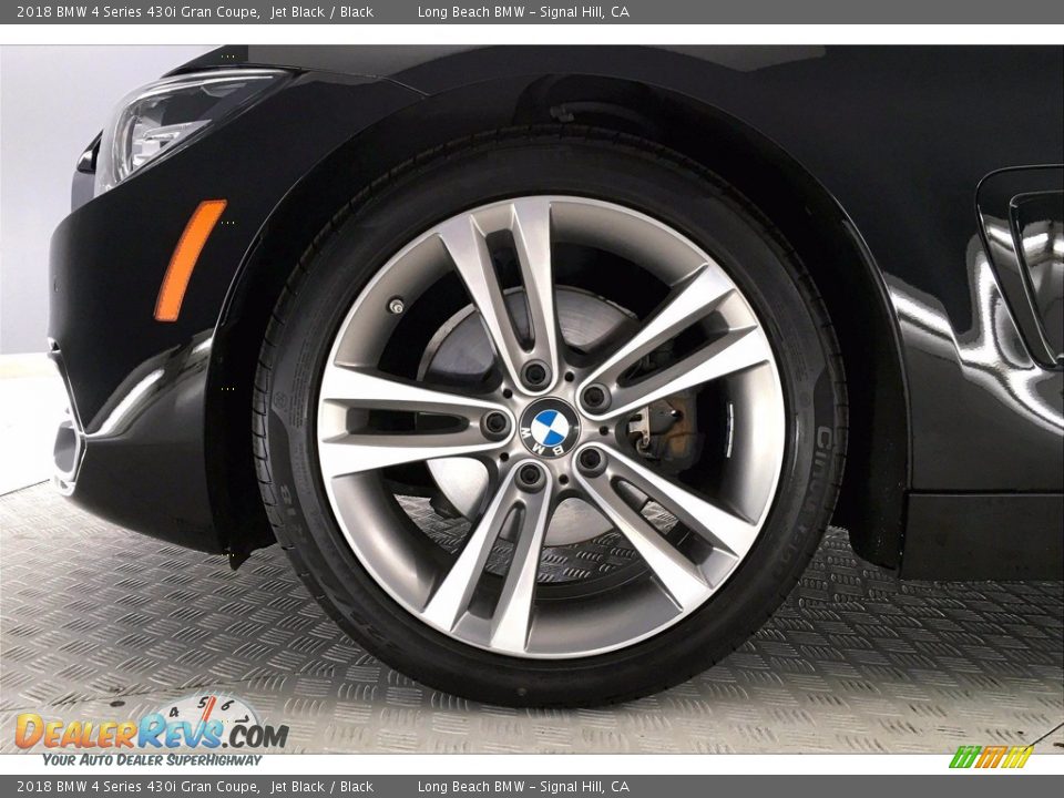 2018 BMW 4 Series 430i Gran Coupe Jet Black / Black Photo #8