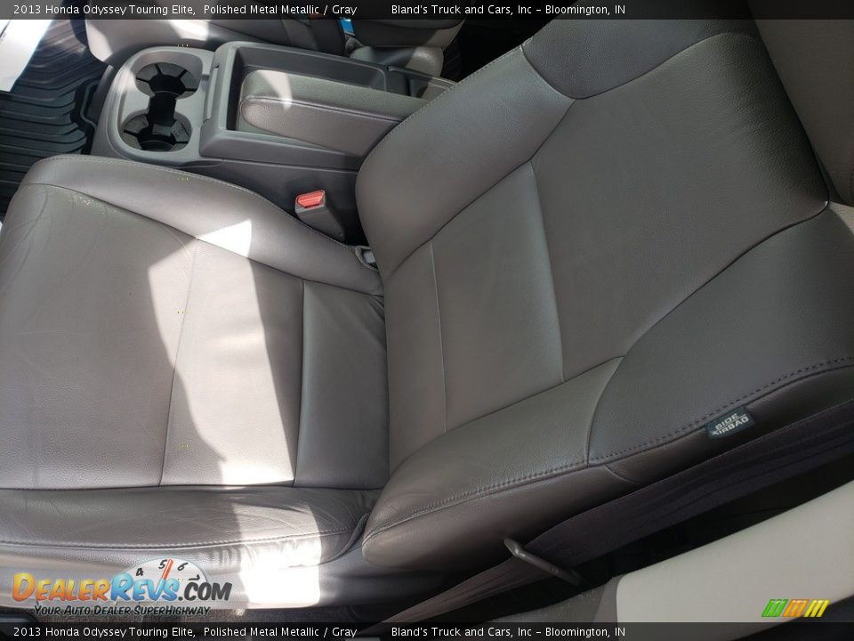 2013 Honda Odyssey Touring Elite Polished Metal Metallic / Gray Photo #6