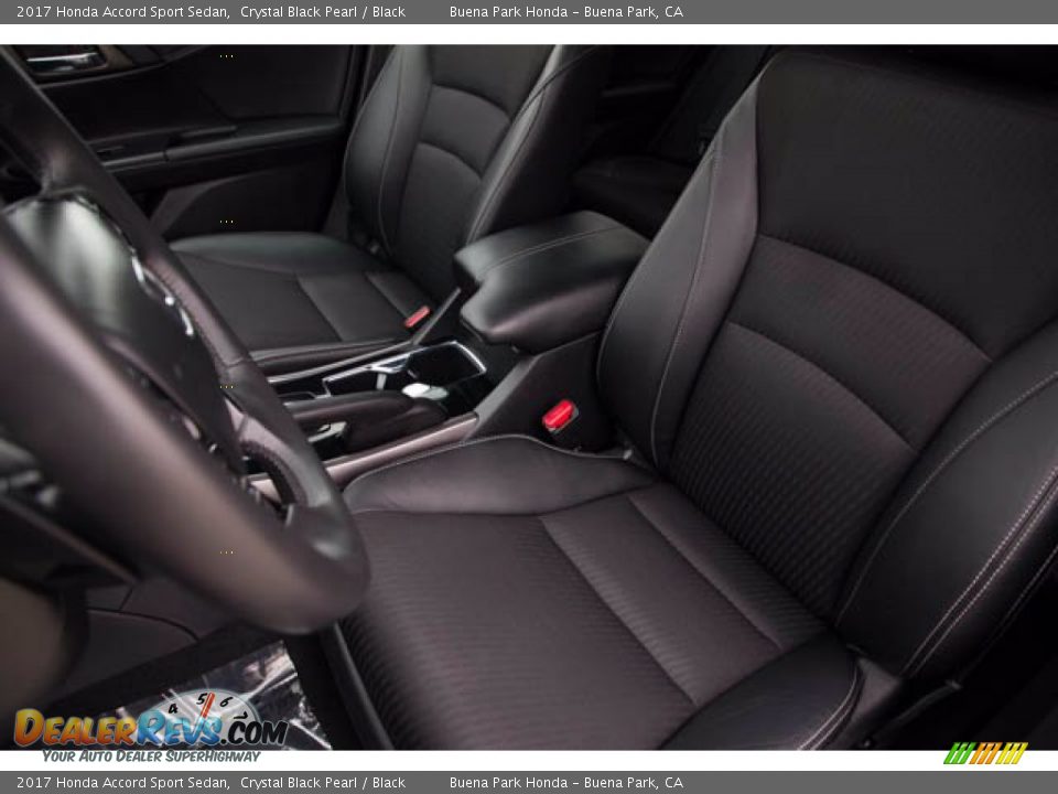 2017 Honda Accord Sport Sedan Crystal Black Pearl / Black Photo #15
