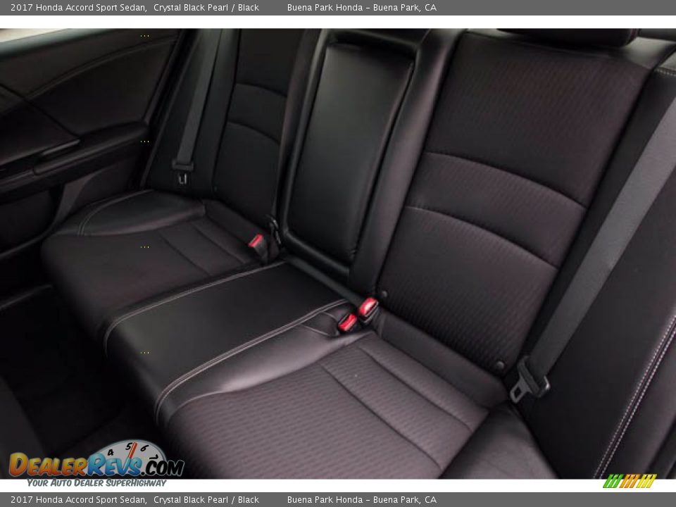2017 Honda Accord Sport Sedan Crystal Black Pearl / Black Photo #16