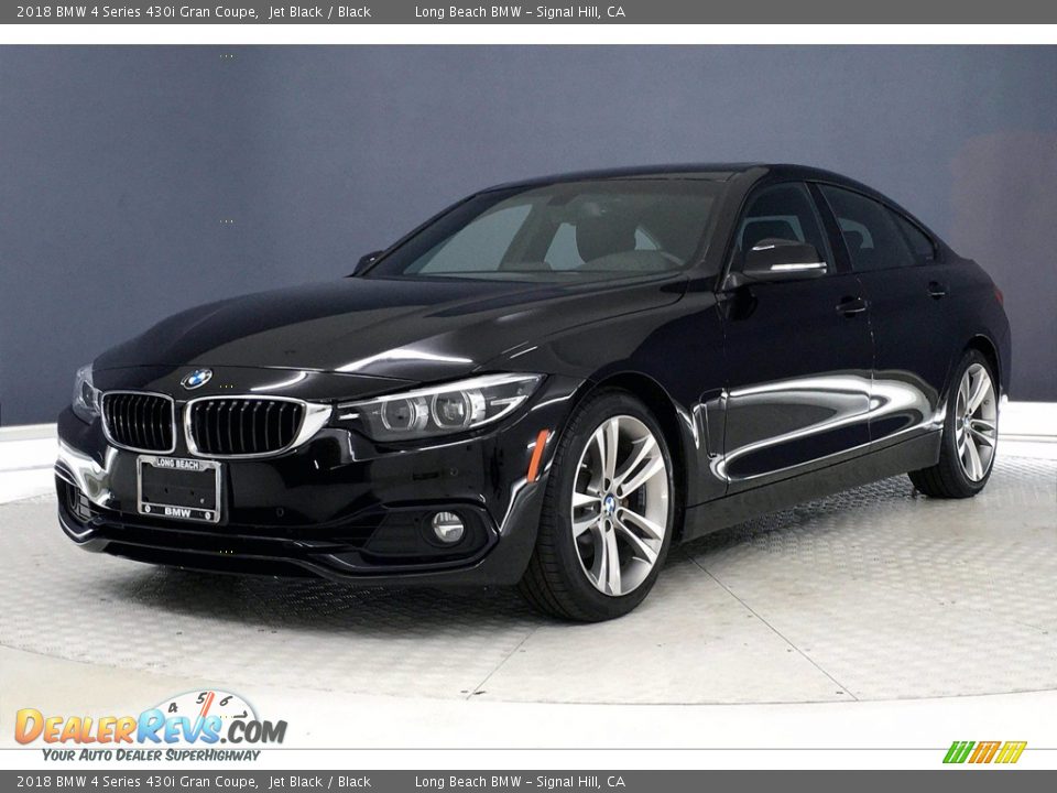 2018 BMW 4 Series 430i Gran Coupe Jet Black / Black Photo #12