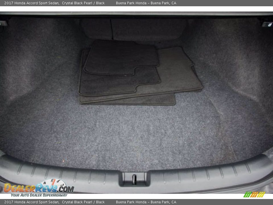 2017 Honda Accord Sport Sedan Crystal Black Pearl / Black Photo #17