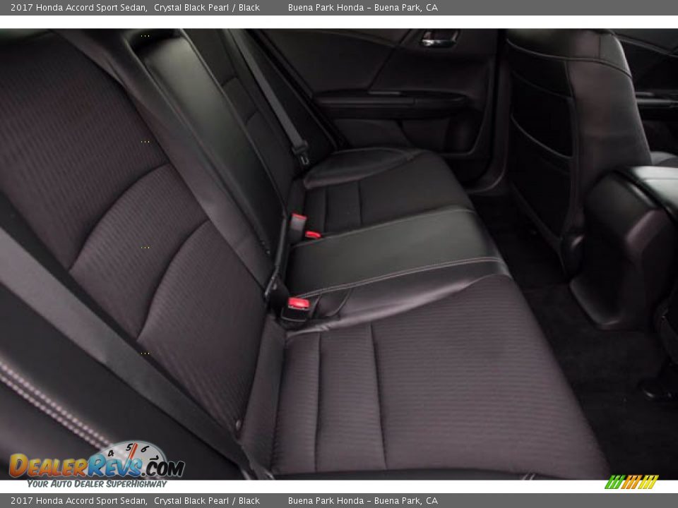 2017 Honda Accord Sport Sedan Crystal Black Pearl / Black Photo #18