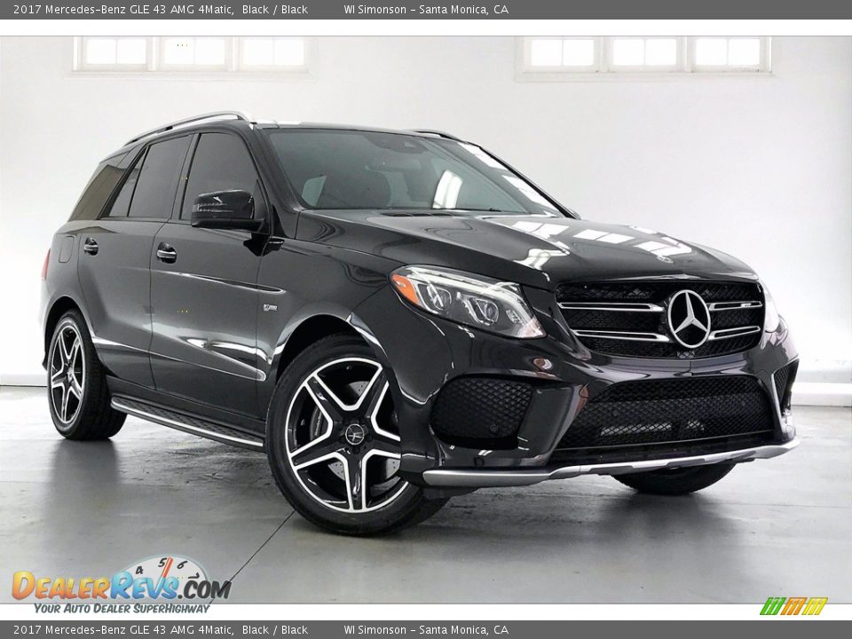 2017 Mercedes-Benz GLE 43 AMG 4Matic Black / Black Photo #34