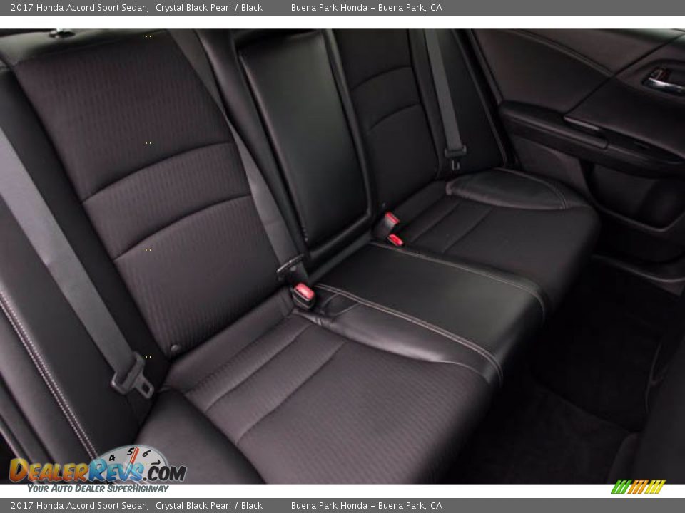 2017 Honda Accord Sport Sedan Crystal Black Pearl / Black Photo #19