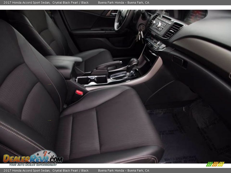 2017 Honda Accord Sport Sedan Crystal Black Pearl / Black Photo #20