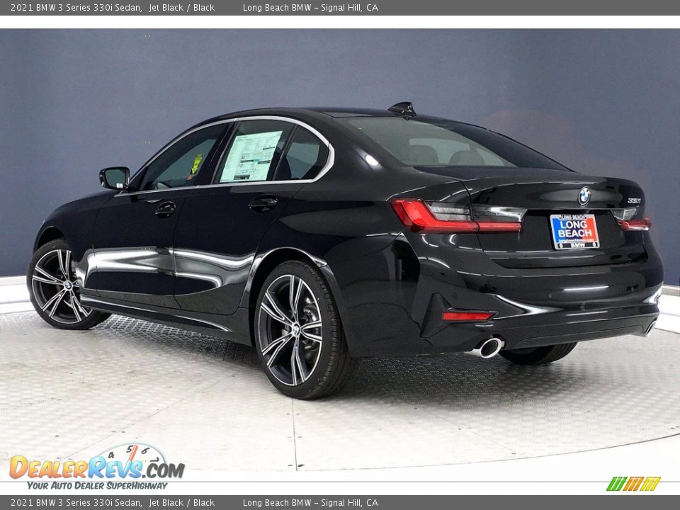 2021 BMW 3 Series 330i Sedan Jet Black / Black Photo #3