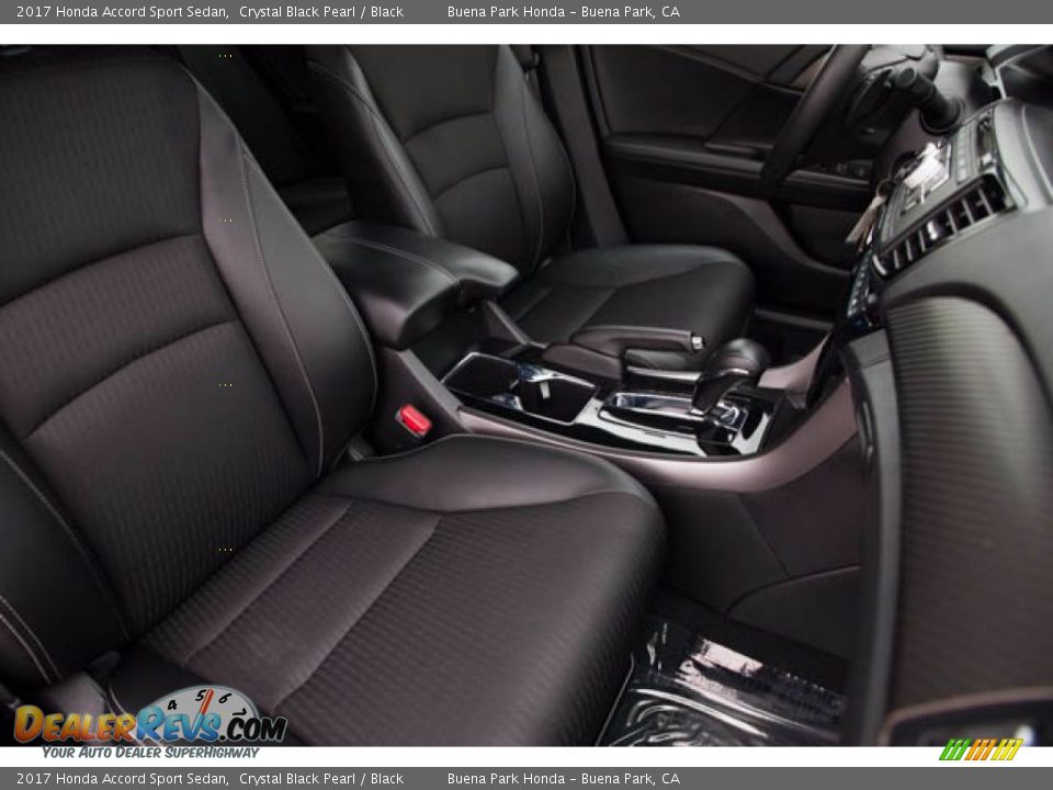 2017 Honda Accord Sport Sedan Crystal Black Pearl / Black Photo #21