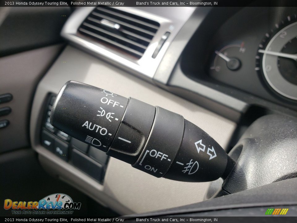 2013 Honda Odyssey Touring Elite Polished Metal Metallic / Gray Photo #12