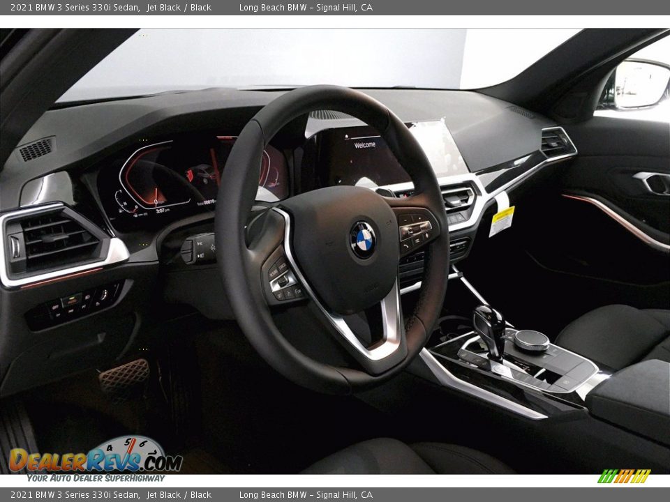 2021 BMW 3 Series 330i Sedan Jet Black / Black Photo #7