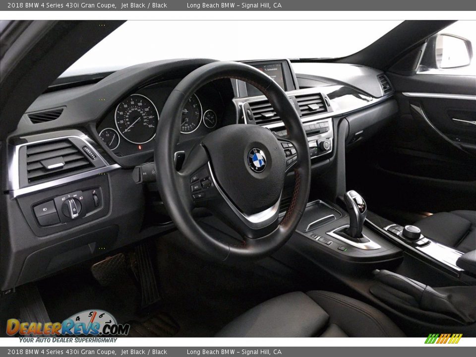 2018 BMW 4 Series 430i Gran Coupe Jet Black / Black Photo #21