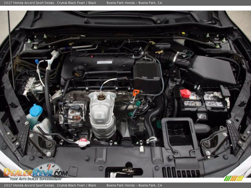 2017 Honda Accord Sport Sedan Crystal Black Pearl / Black Photo #30