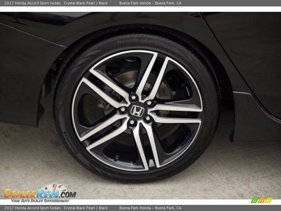 2017 Honda Accord Sport Sedan Crystal Black Pearl / Black Photo #31