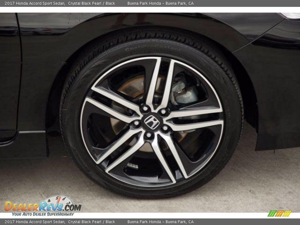 2017 Honda Accord Sport Sedan Crystal Black Pearl / Black Photo #32