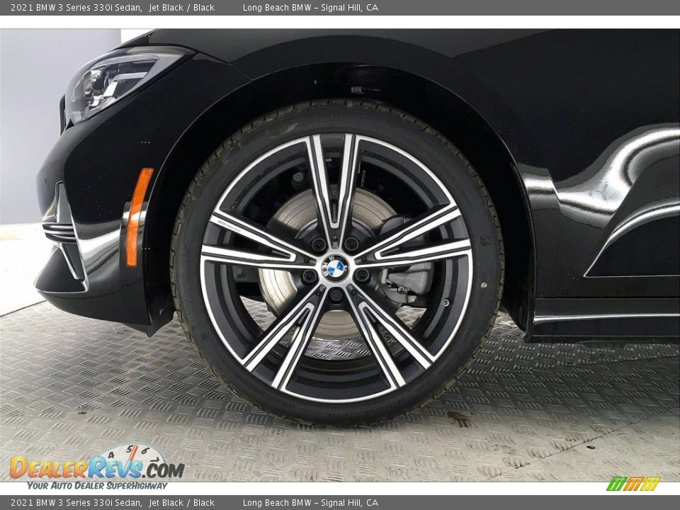 2021 BMW 3 Series 330i Sedan Jet Black / Black Photo #12