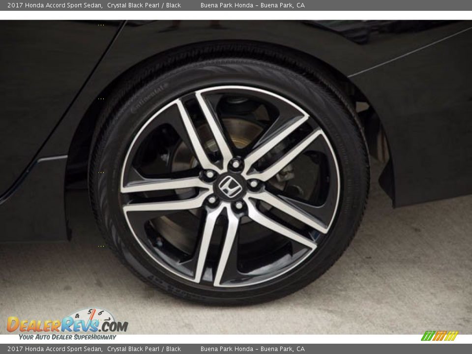 2017 Honda Accord Sport Sedan Crystal Black Pearl / Black Photo #33