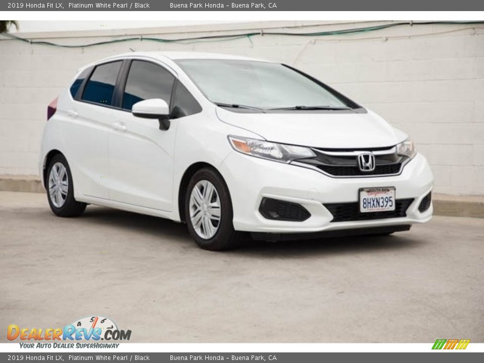 2019 Honda Fit LX Platinum White Pearl / Black Photo #1