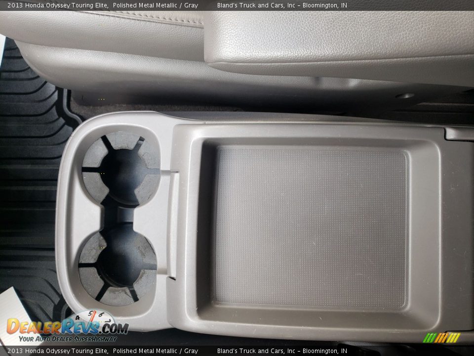 2013 Honda Odyssey Touring Elite Polished Metal Metallic / Gray Photo #24