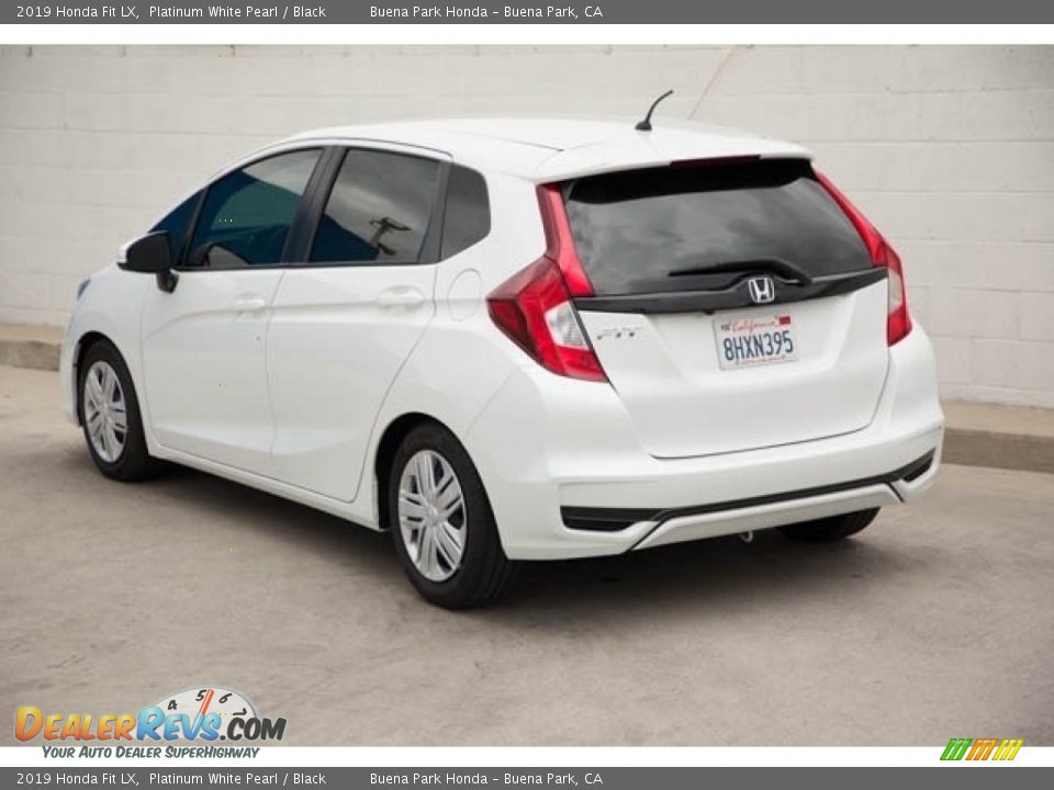 2019 Honda Fit LX Platinum White Pearl / Black Photo #2