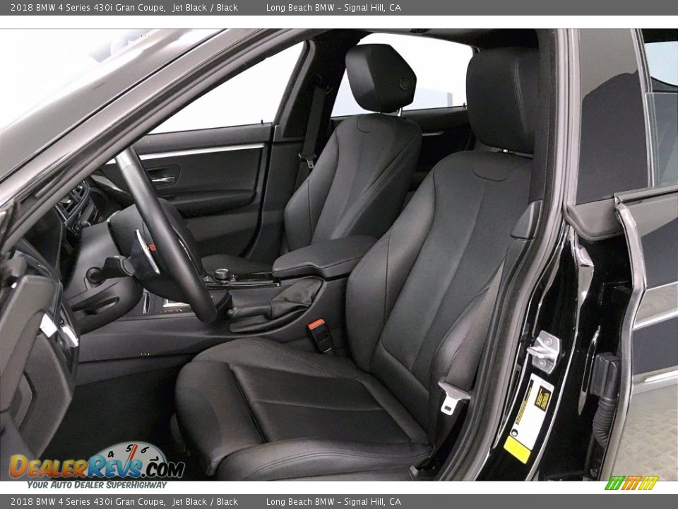 2018 BMW 4 Series 430i Gran Coupe Jet Black / Black Photo #28