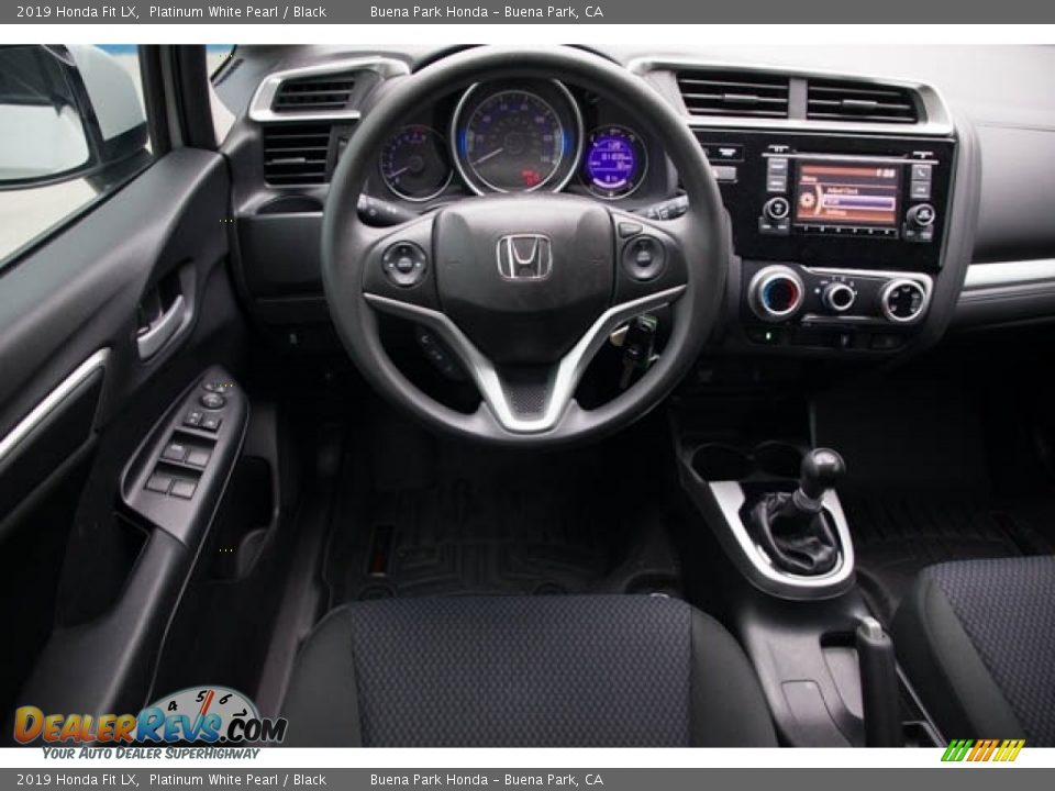 2019 Honda Fit LX Platinum White Pearl / Black Photo #5