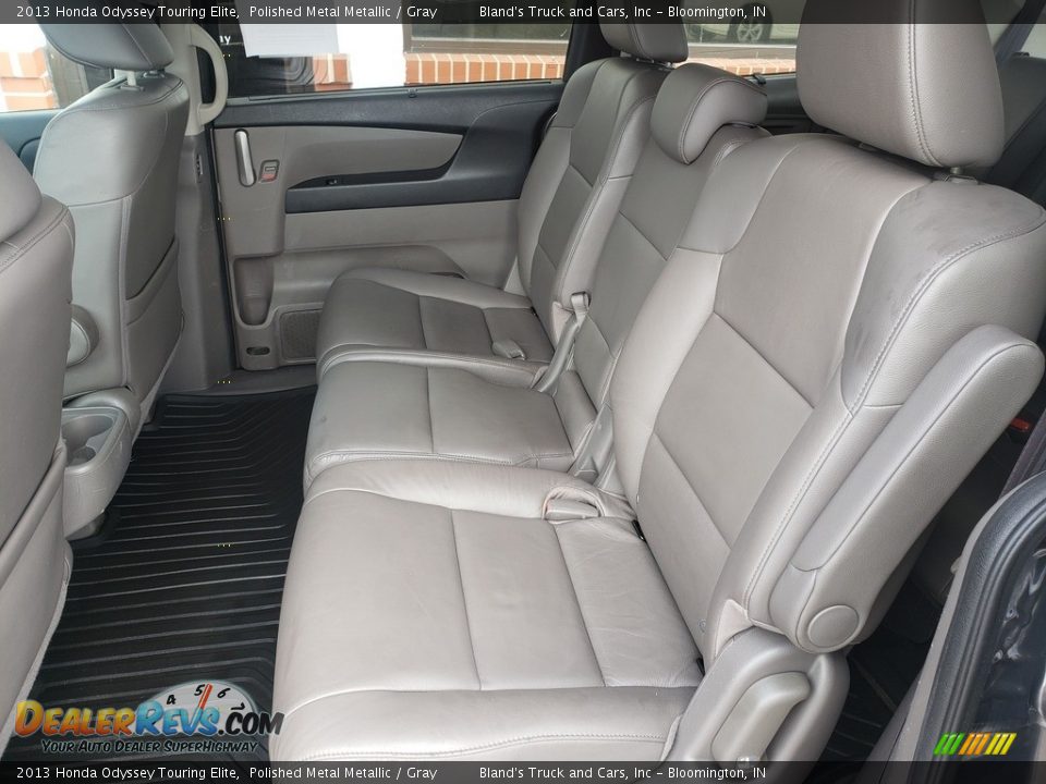2013 Honda Odyssey Touring Elite Polished Metal Metallic / Gray Photo #31