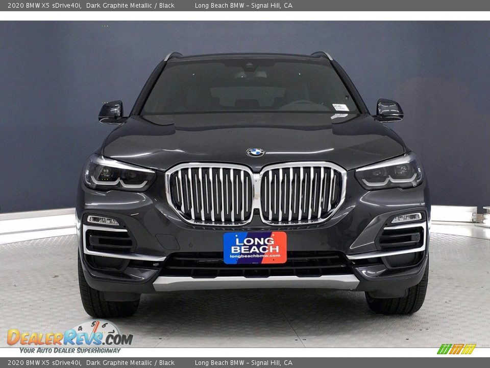 2020 BMW X5 sDrive40i Dark Graphite Metallic / Black Photo #2