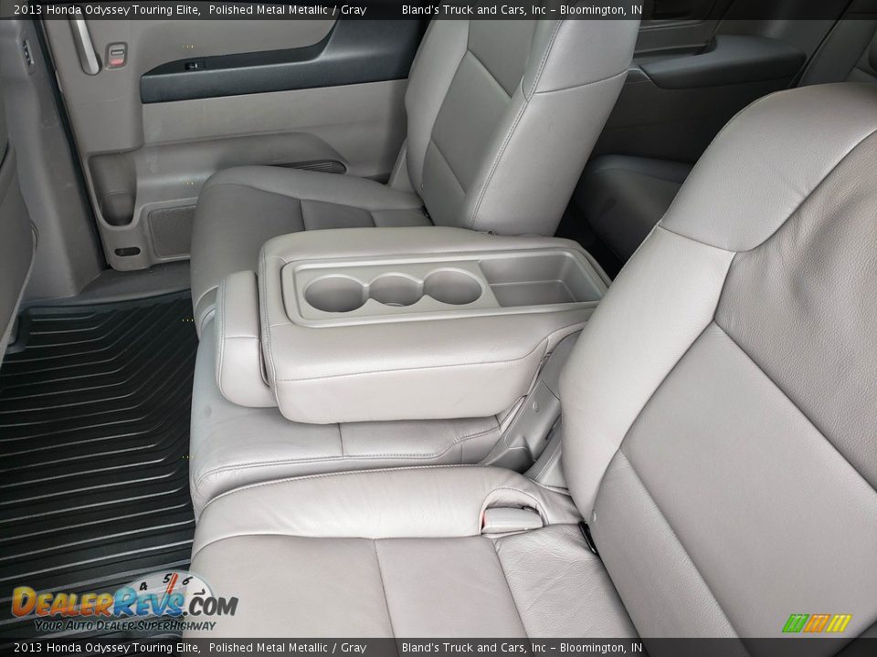 2013 Honda Odyssey Touring Elite Polished Metal Metallic / Gray Photo #32