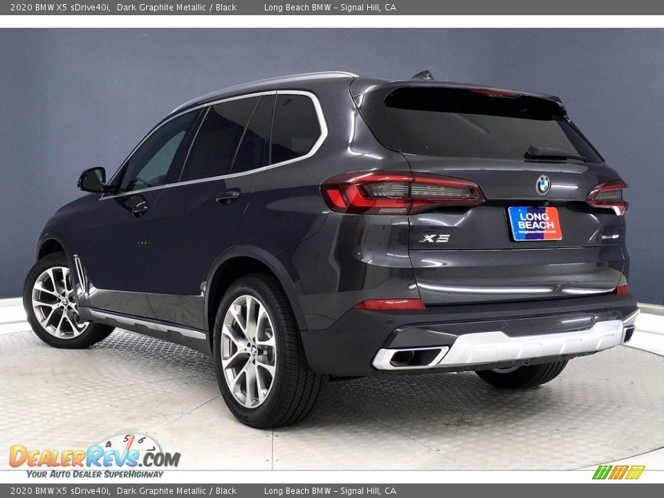 2020 BMW X5 sDrive40i Dark Graphite Metallic / Black Photo #3