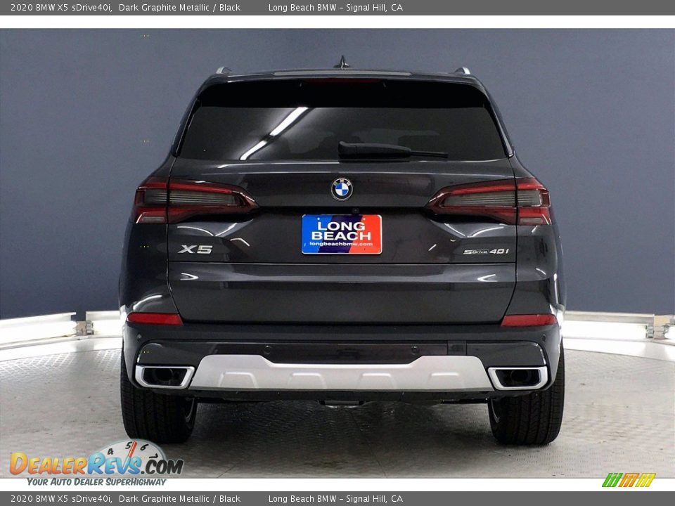 2020 BMW X5 sDrive40i Dark Graphite Metallic / Black Photo #4