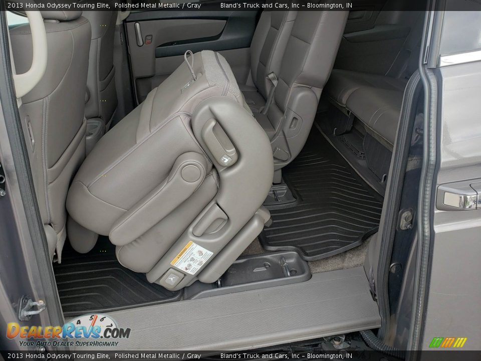 2013 Honda Odyssey Touring Elite Polished Metal Metallic / Gray Photo #34