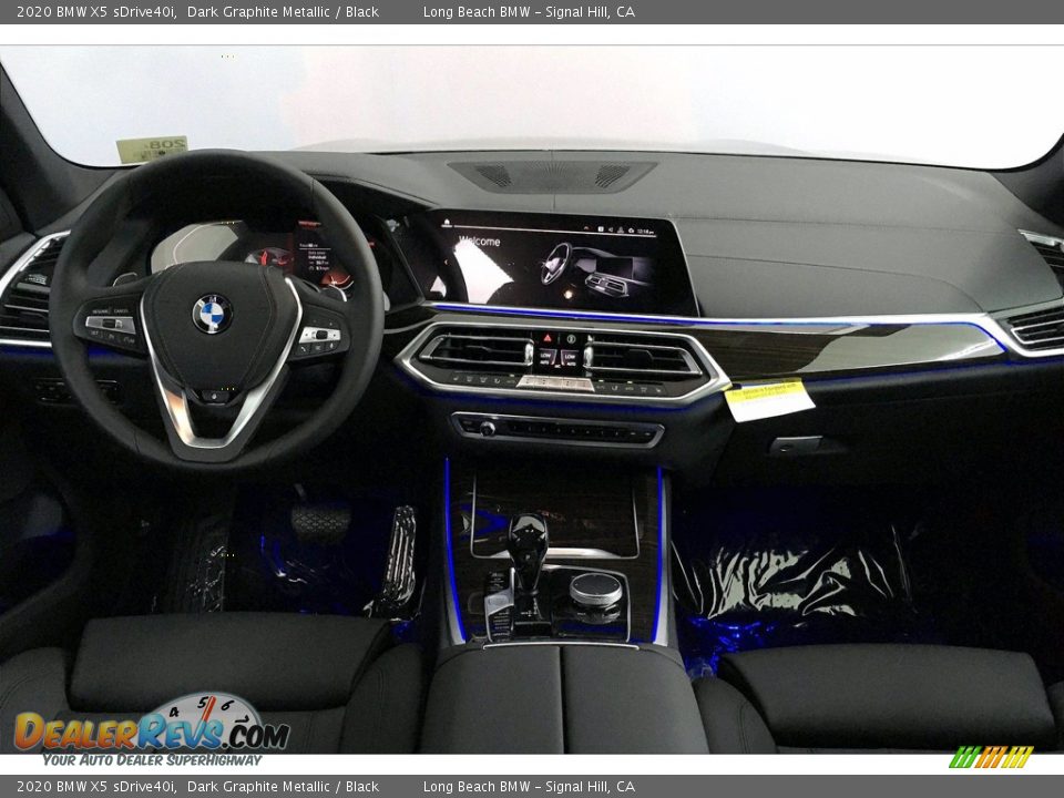 2020 BMW X5 sDrive40i Dark Graphite Metallic / Black Photo #5