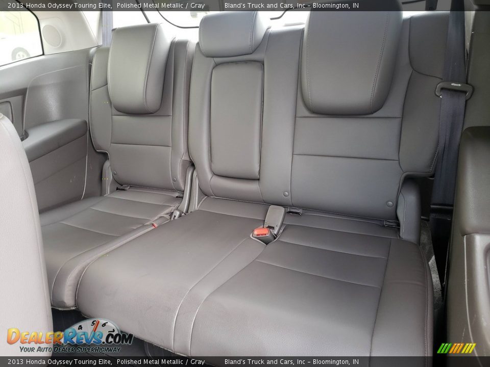 2013 Honda Odyssey Touring Elite Polished Metal Metallic / Gray Photo #35