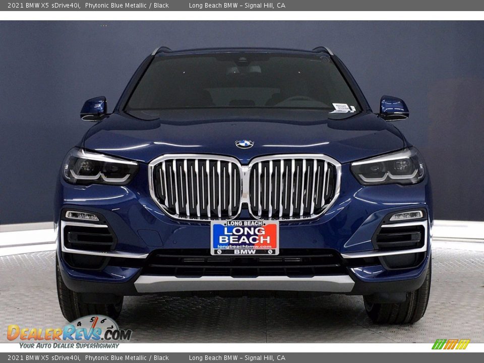 2021 BMW X5 sDrive40i Phytonic Blue Metallic / Black Photo #2