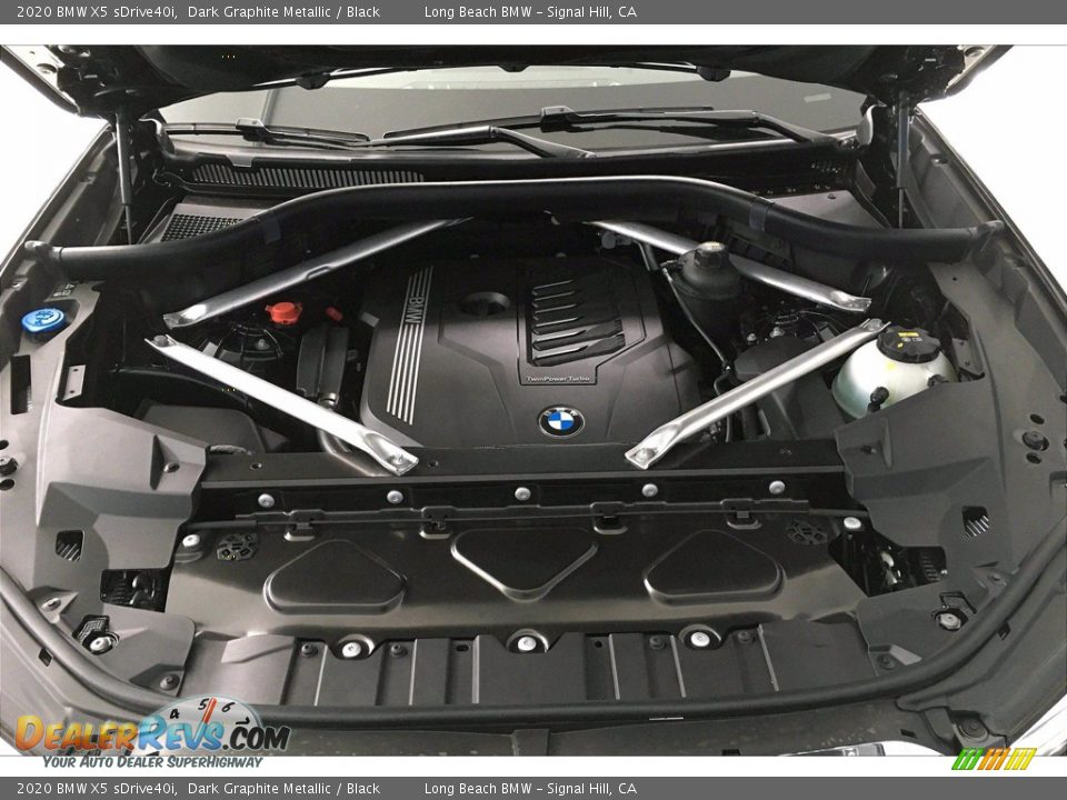 2020 BMW X5 sDrive40i Dark Graphite Metallic / Black Photo #10