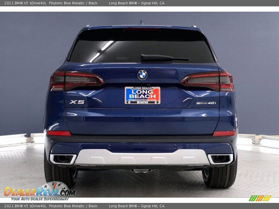 2021 BMW X5 sDrive40i Phytonic Blue Metallic / Black Photo #4