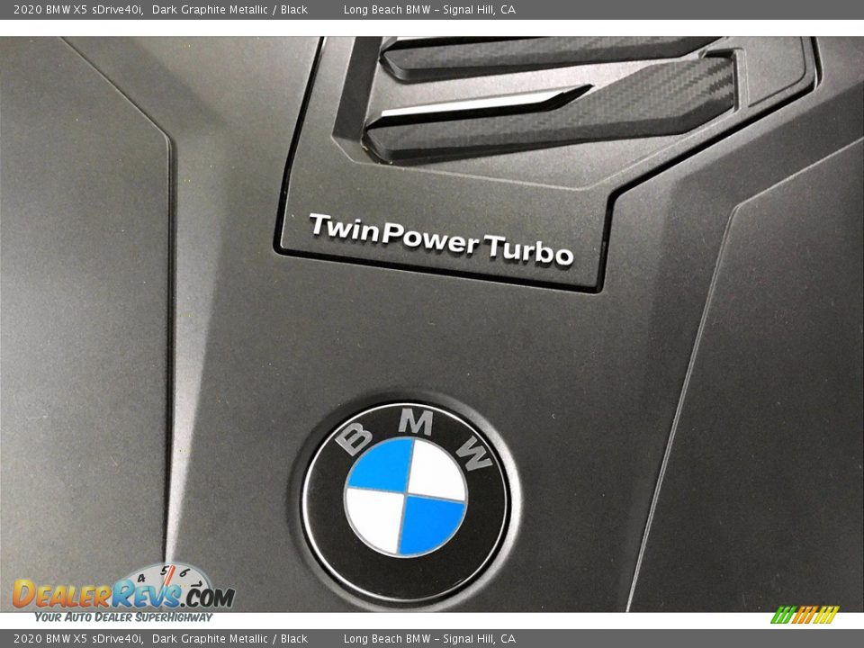 2020 BMW X5 sDrive40i Dark Graphite Metallic / Black Photo #11