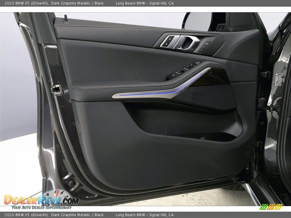 2020 BMW X5 sDrive40i Dark Graphite Metallic / Black Photo #13