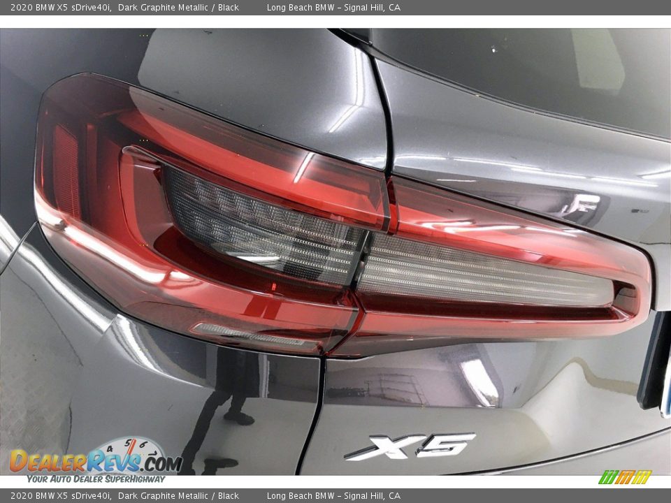 2020 BMW X5 sDrive40i Dark Graphite Metallic / Black Photo #15