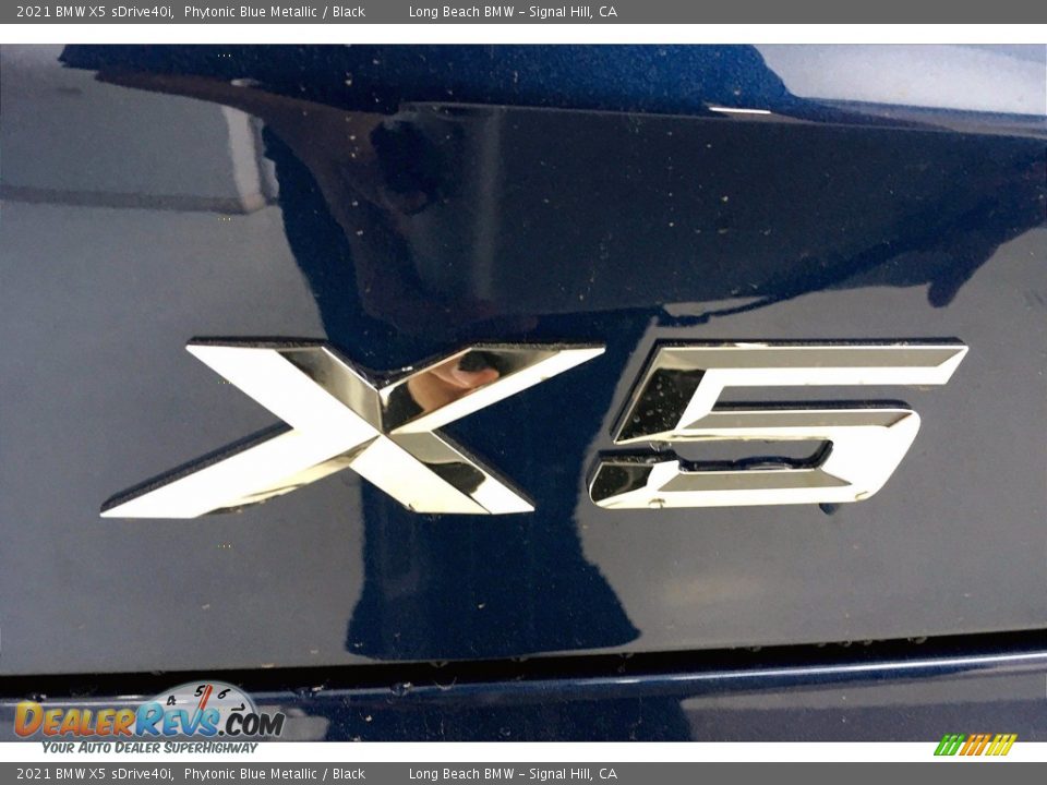 2021 BMW X5 sDrive40i Phytonic Blue Metallic / Black Photo #16