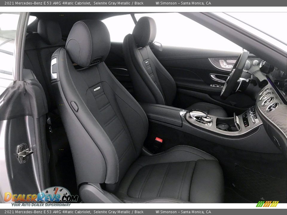 Black Interior - 2021 Mercedes-Benz E 53 AMG 4Matic Cabriolet Photo #5
