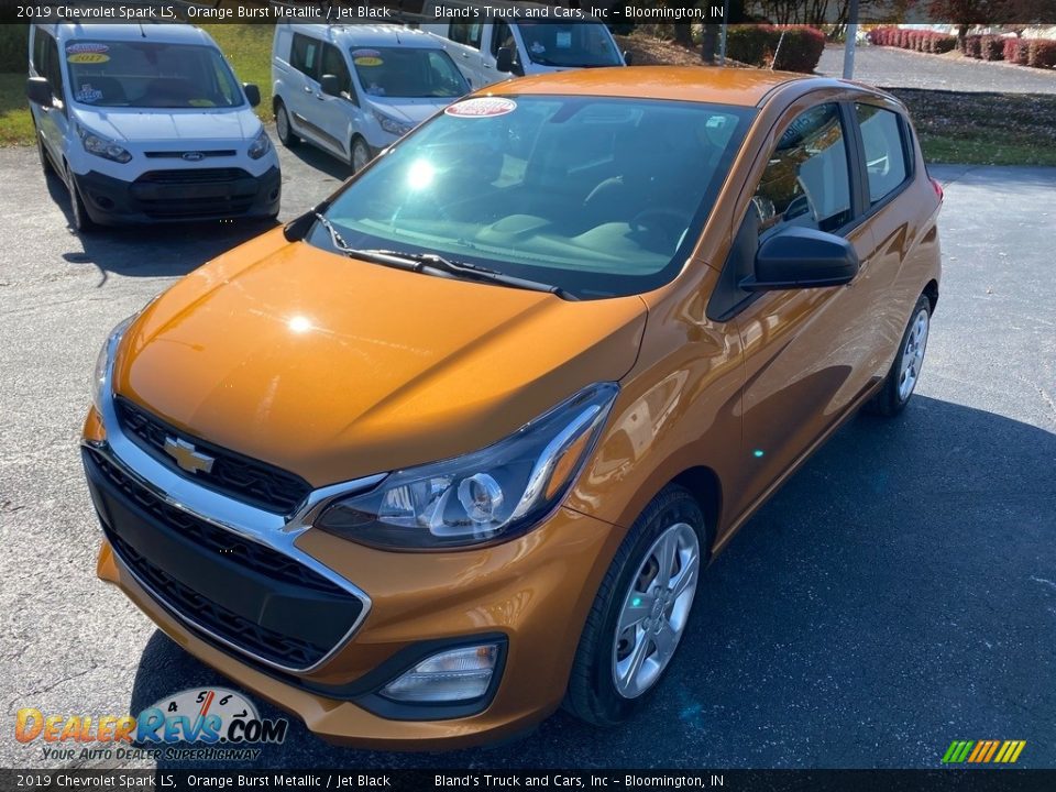 2019 Chevrolet Spark LS Orange Burst Metallic / Jet Black Photo #2