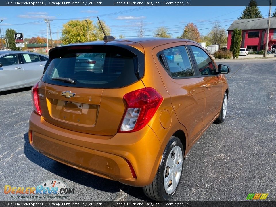 2019 Chevrolet Spark LS Orange Burst Metallic / Jet Black Photo #6