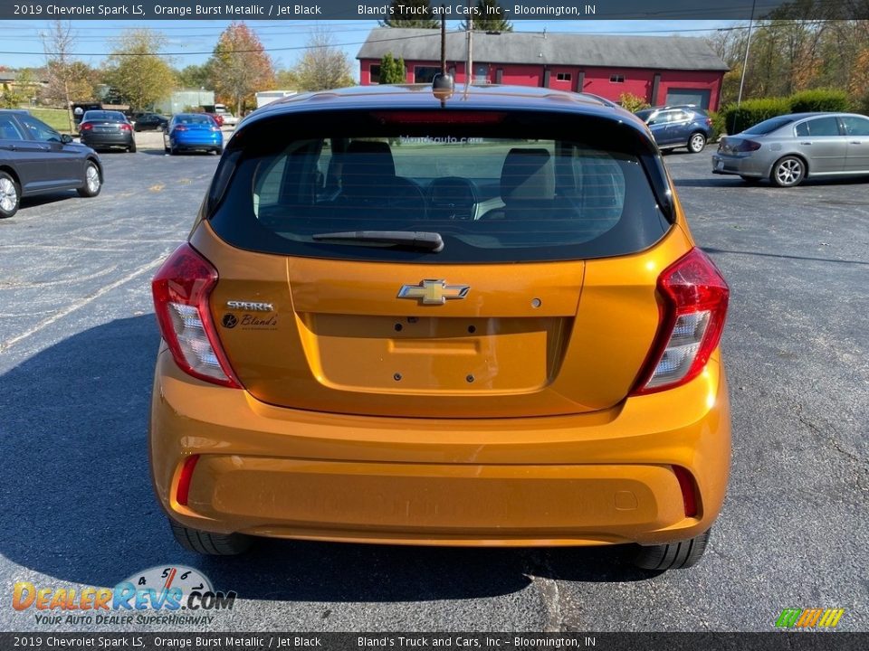 2019 Chevrolet Spark LS Orange Burst Metallic / Jet Black Photo #7