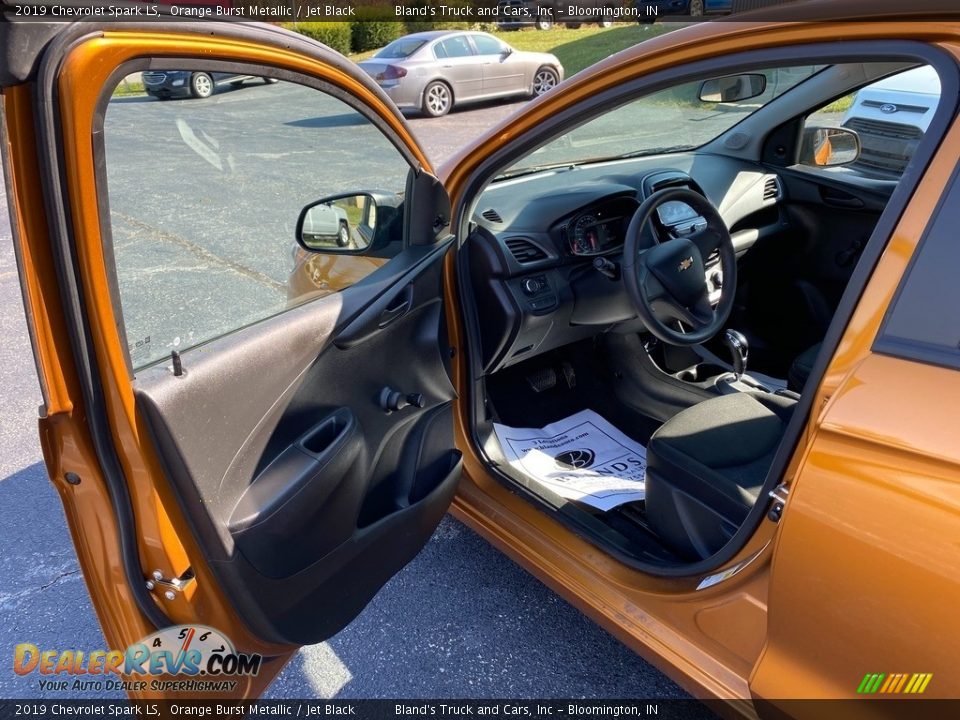 2019 Chevrolet Spark LS Orange Burst Metallic / Jet Black Photo #11