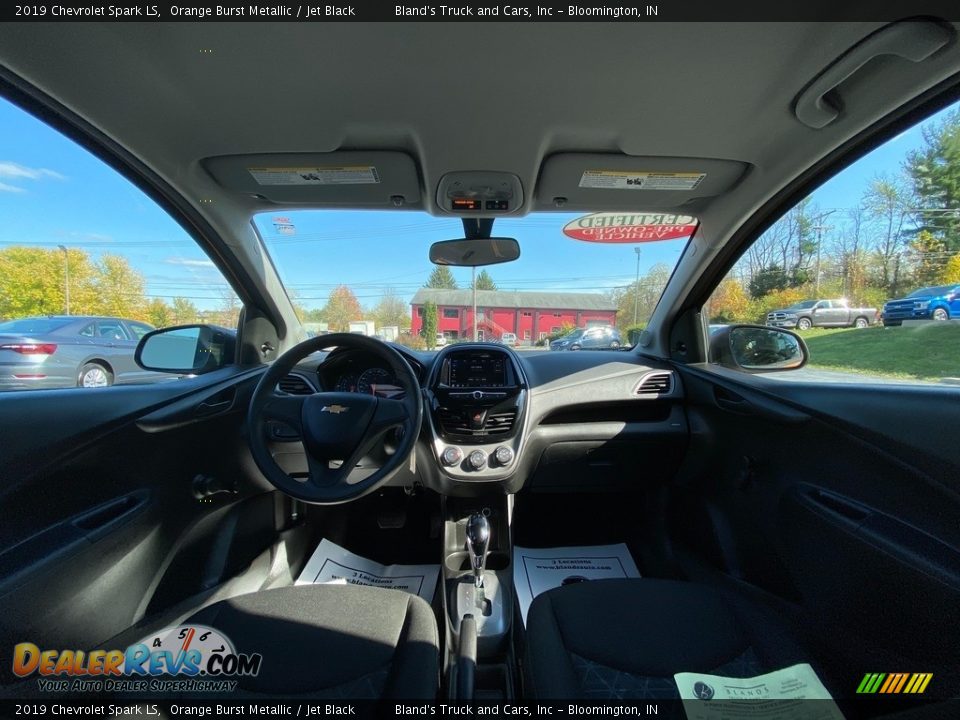 2019 Chevrolet Spark LS Orange Burst Metallic / Jet Black Photo #14