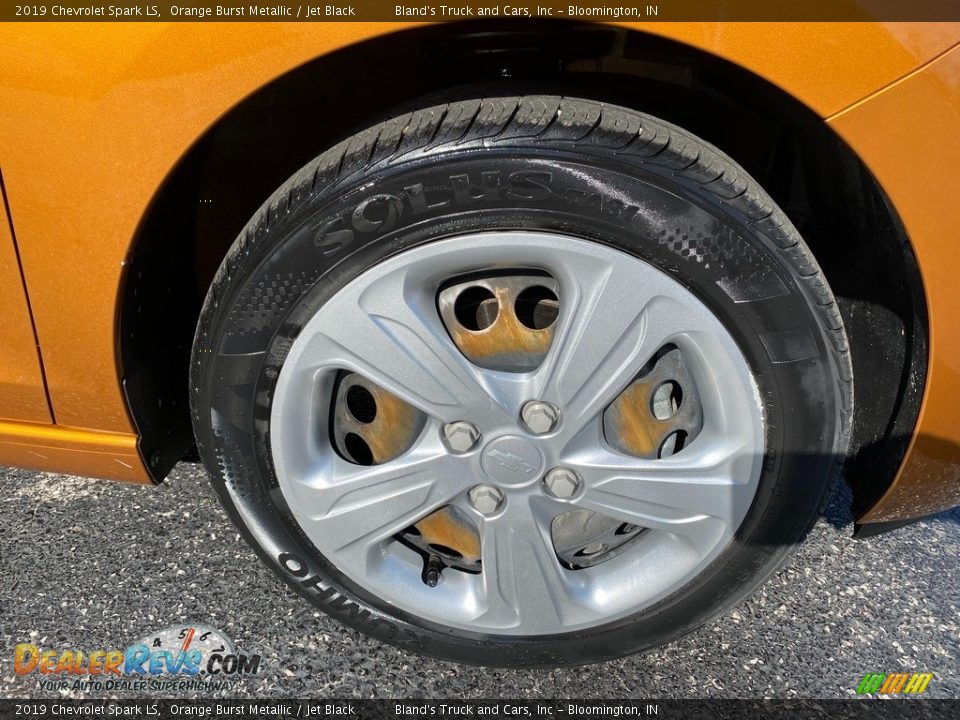 2019 Chevrolet Spark LS Orange Burst Metallic / Jet Black Photo #34