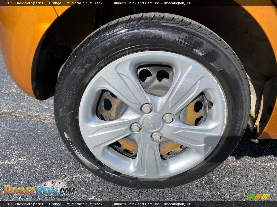 2019 Chevrolet Spark LS Orange Burst Metallic / Jet Black Photo #35