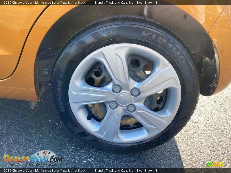 2019 Chevrolet Spark LS Orange Burst Metallic / Jet Black Photo #36